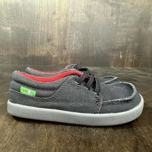 Sanuk Toddlers Slip On Lace loafers little Kids Size 8